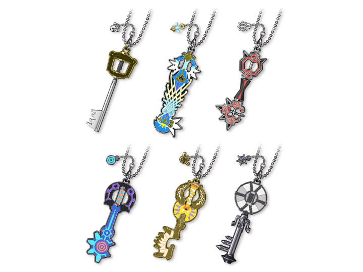 Kingdom Hearts Keyblade Collection Vol. 3 Box of 6 Keychains Gallery Image 1