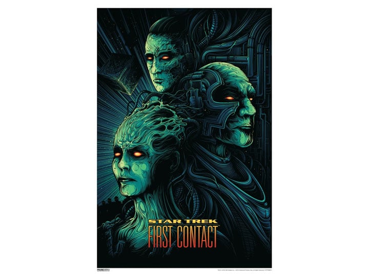 Star Trek 50th Anniversary First Contact Art Print Gallery Image 1