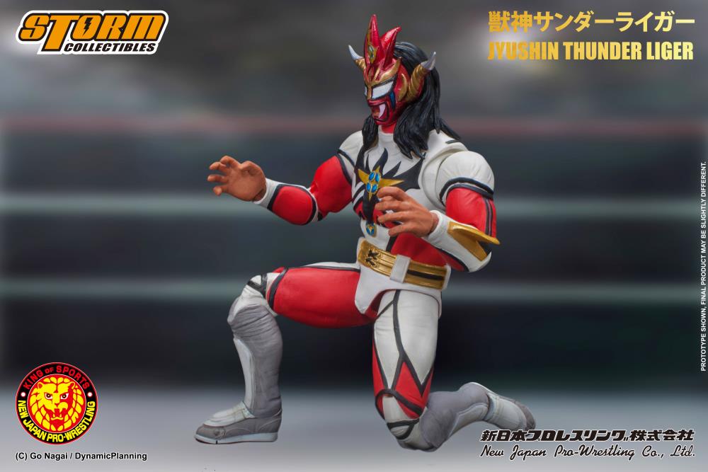 New Japan Pro-Wrestling Jyushin Thunder Liger 1/12 Scale Figure Gallery Image 4