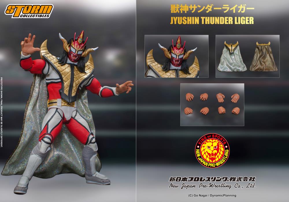 New Japan Pro-Wrestling Jyushin Thunder Liger 1/12 Scale Figure Gallery Image 17