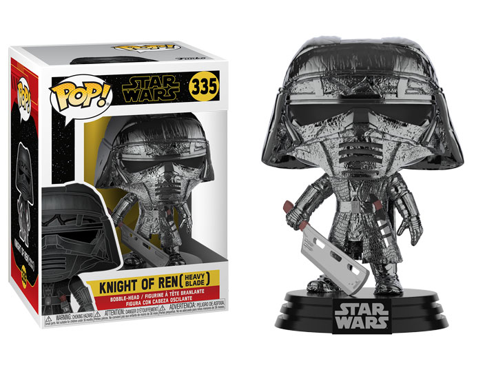 Pop! Star Wars: The Rise of Skywalker - Knight of Ren With Blade (Hematite Chrome) Gallery Image 1