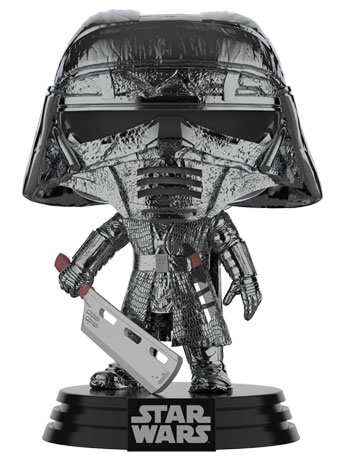 Pop! Star Wars: The Rise of Skywalker - Knight of Ren With Blade (Hematite Chrome) Gallery Image 2