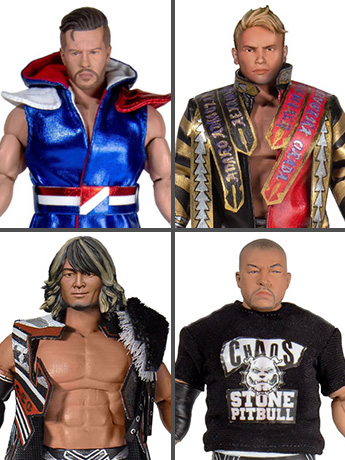 New Japan Pro-Wrestling ULTIMATES! Wave 1 Set of 4 Figures Gallery Image 2