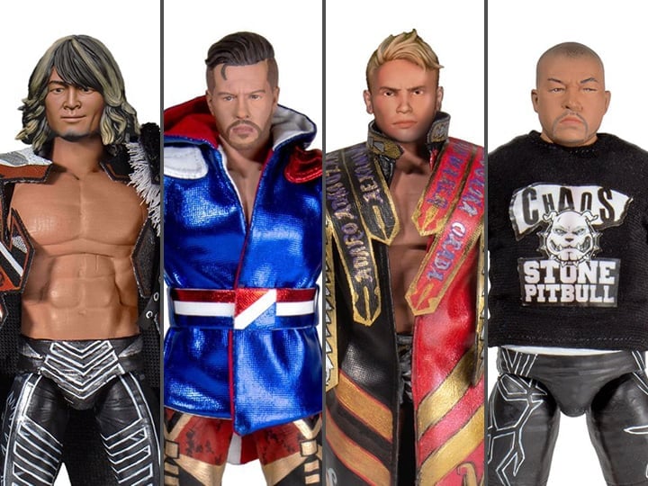 New Japan Pro-Wrestling ULTIMATES! Wave 1 Set of 4 Figures Gallery Image 1