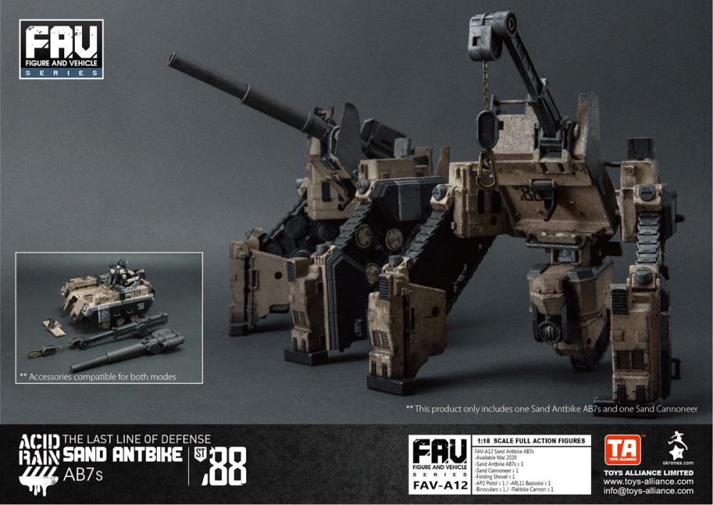 Acid Rain FAV-A12 Sand Antbike AB7s Action Figure Set Gallery Image 4