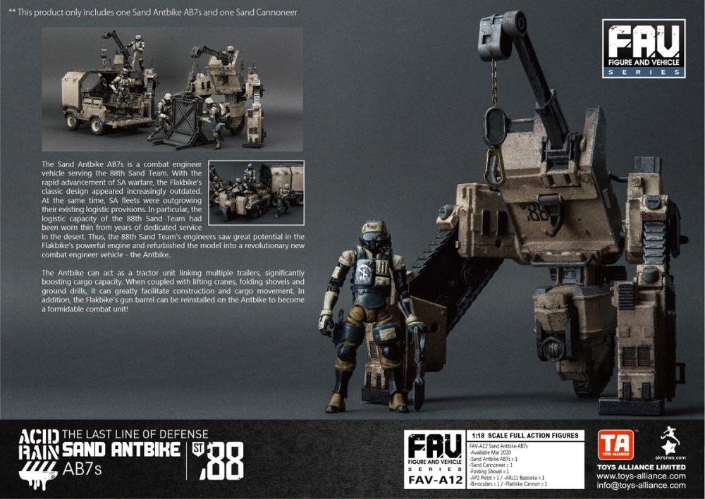 Acid Rain FAV-A12 Sand Antbike AB7s Action Figure Set Gallery Image 5