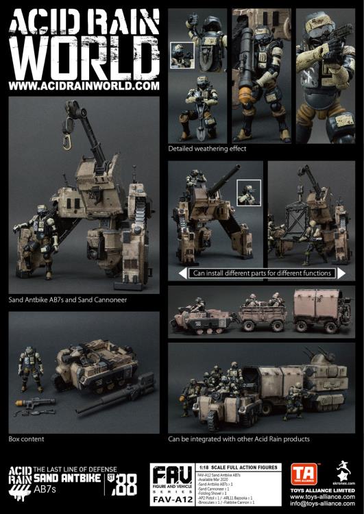 Acid Rain FAV-A12 Sand Antbike AB7s Action Figure Set Gallery Image 6