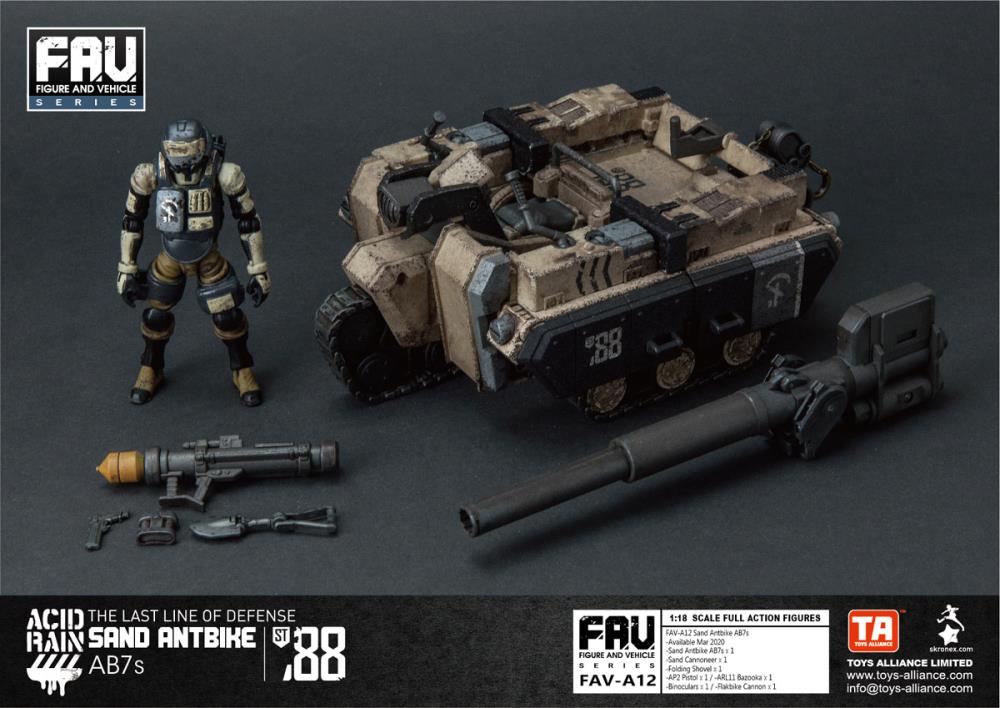 Acid Rain FAV-A12 Sand Antbike AB7s Action Figure Set Gallery Image 3
