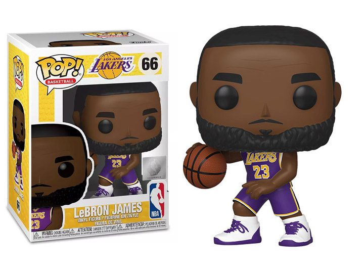 Pop! NBA: Lakers - LeBron James (Purple Jersey) Gallery Image 1