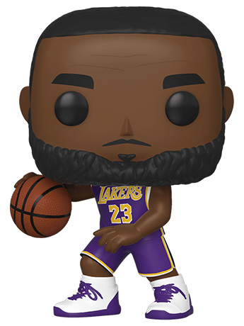 Pop! NBA: Lakers - LeBron James (Purple Jersey) Gallery Image 2
