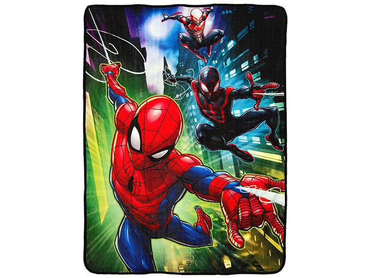 Marvel's Spider-Man "Swing City" Micro Raschel Throw Blanket Gallery Image 1