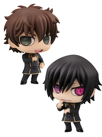 Code Geass Chimi-Mega Buddy! Lelouch Lamperouge & Suzaku Kururugi Two-Pack Gallery Image 2