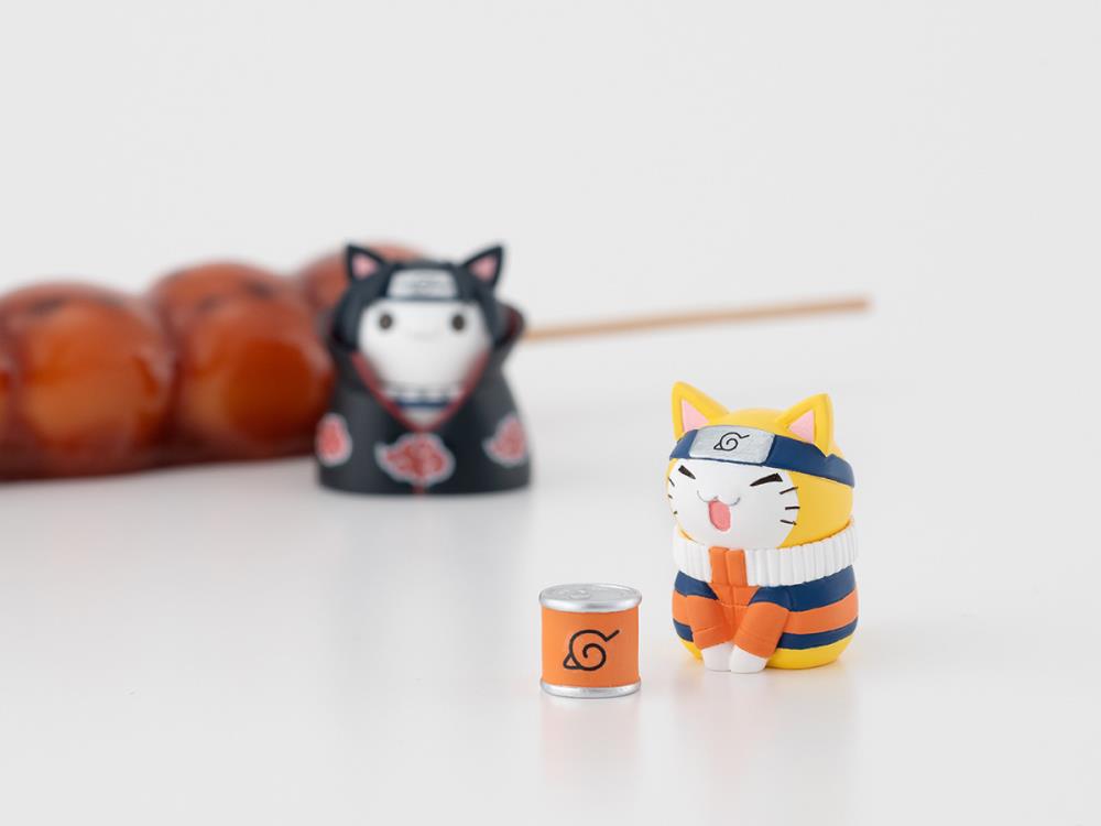 Naruto Nyaruto! Cats of Konoha Village Box of 8 Figures With Premium Can Gallery Image 7