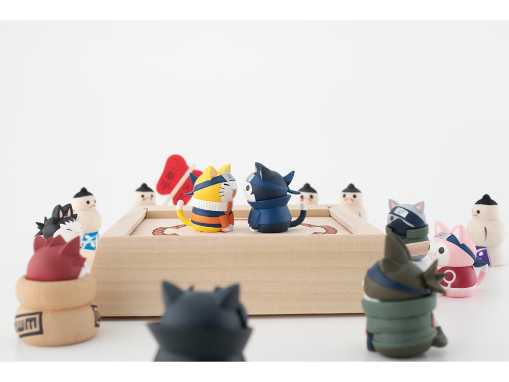 Naruto Nyaruto! Cats of Konoha Village Box of 8 Figures With Premium Can Gallery Image 10