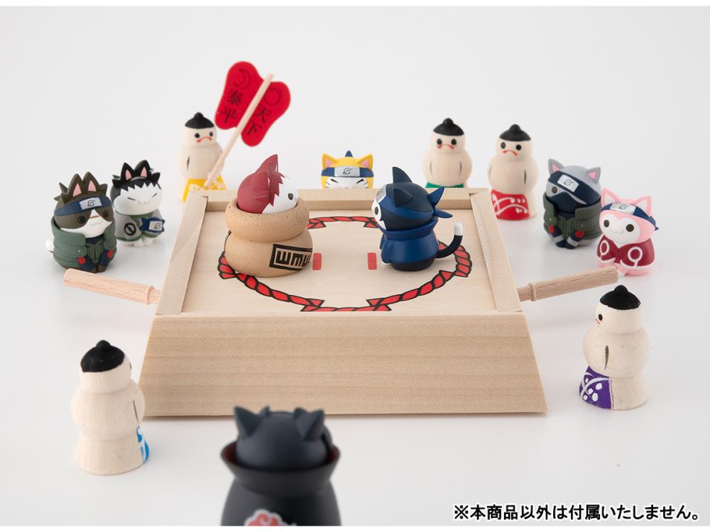 Naruto Nyaruto! Cats of Konoha Village Box of 8 Figures With Premium Can Gallery Image 9