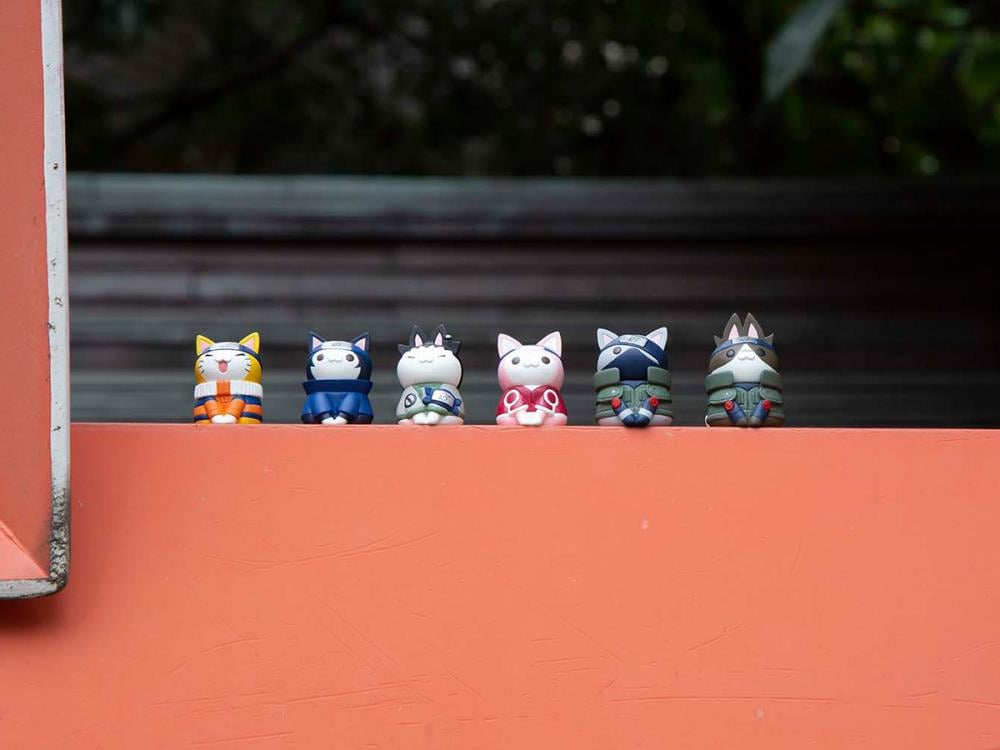 Naruto Nyaruto! Cats of Konoha Village Box of 8 Figures With Premium Can Gallery Image 8