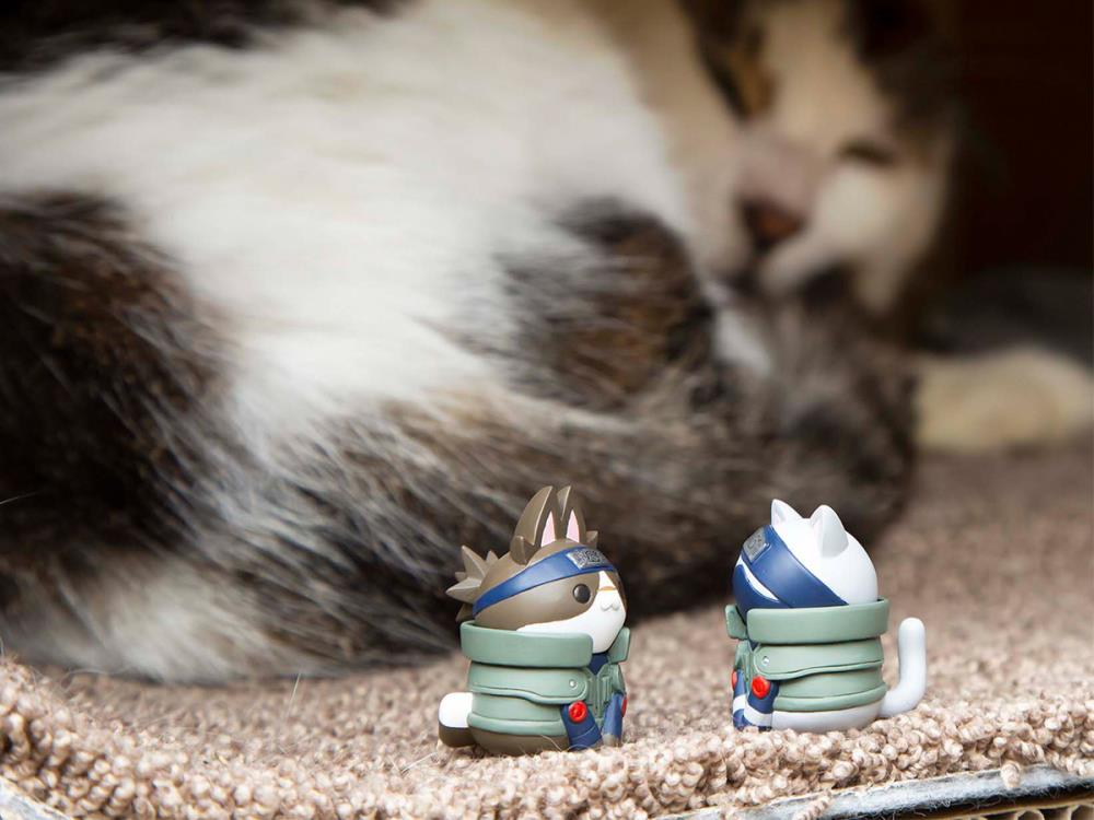Naruto Nyaruto! Cats of Konoha Village Box of 8 Figures With Premium Can Gallery Image 12