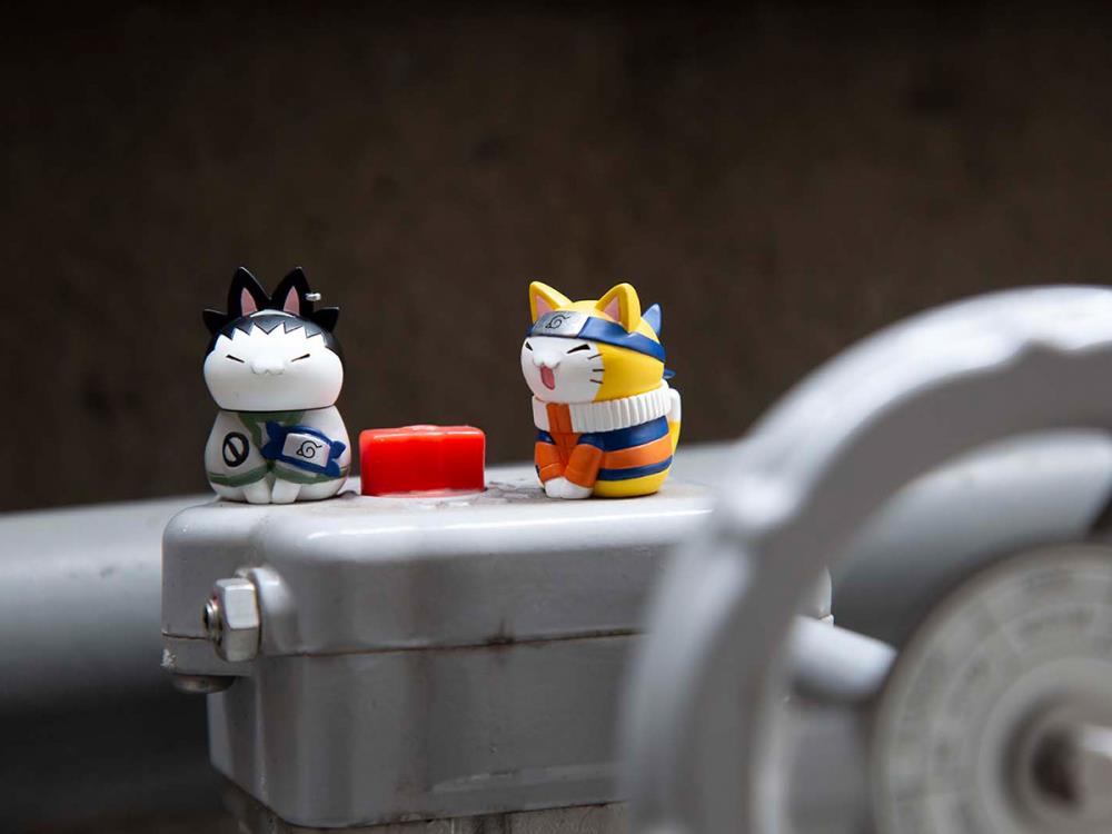 Naruto Nyaruto! Cats of Konoha Village Box of 8 Figures With Premium Can Gallery Image 14
