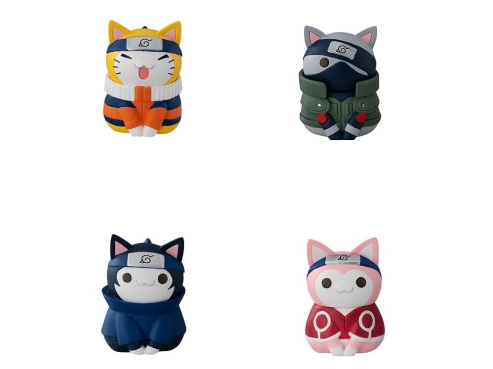 Naruto Nyaruto! Cats of Konoha Village Box of 8 Figures With Premium Can Gallery Image 3