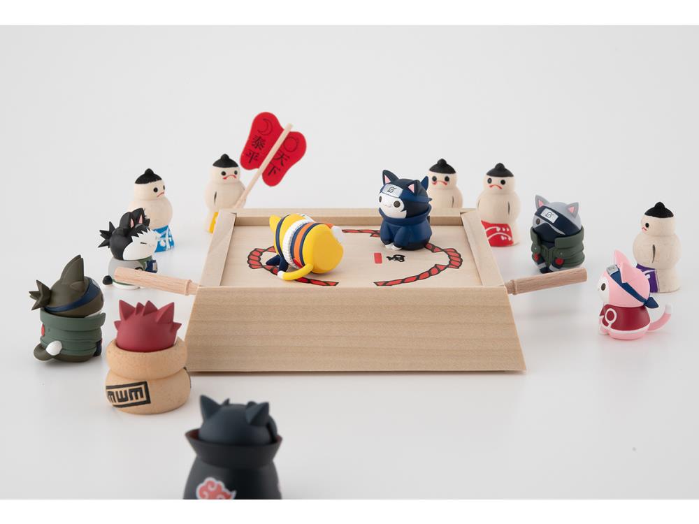 Naruto Nyaruto! Cats of Konoha Village Box of 8 Figures With Premium Can Gallery Image 11