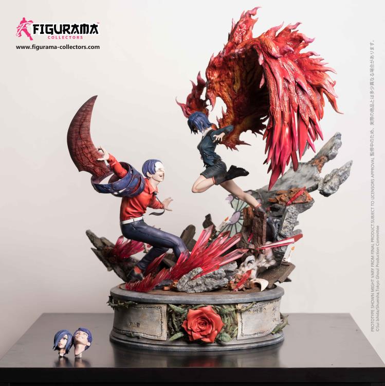 Tokyo Ghoul Elite Fandom Touka Vs. Tsukiyama Limited Edition Statue Gallery Image 3