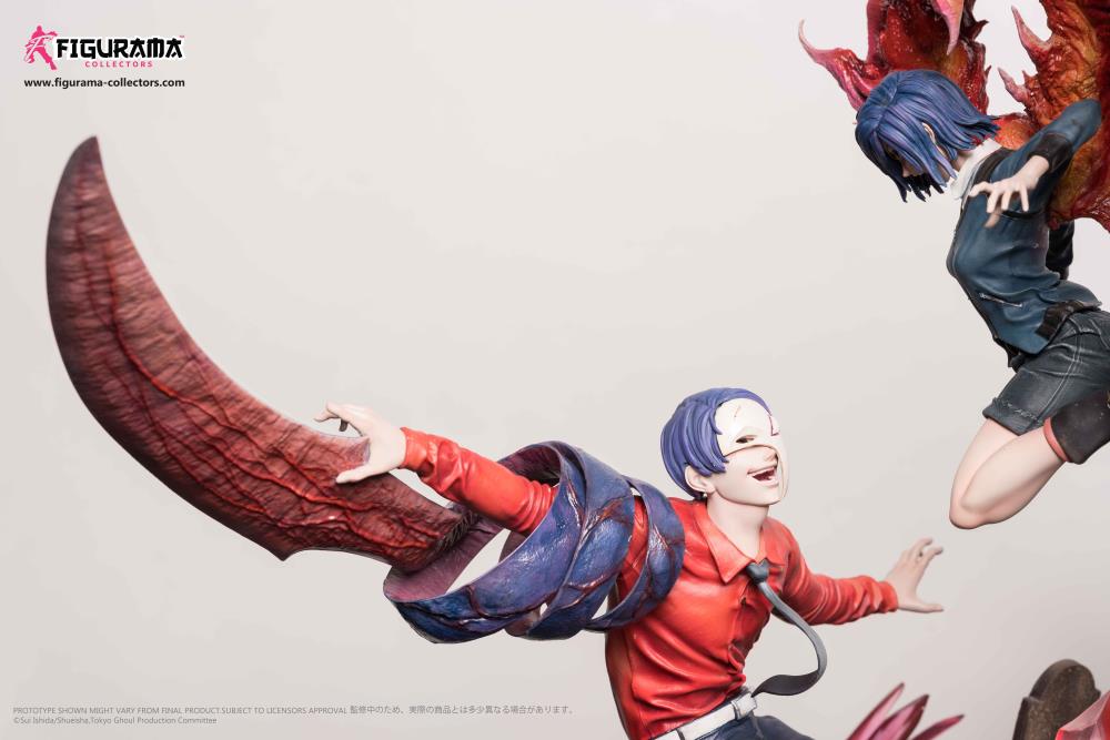 Tokyo Ghoul Elite Fandom Touka Vs. Tsukiyama Limited Edition Statue Gallery Image 5