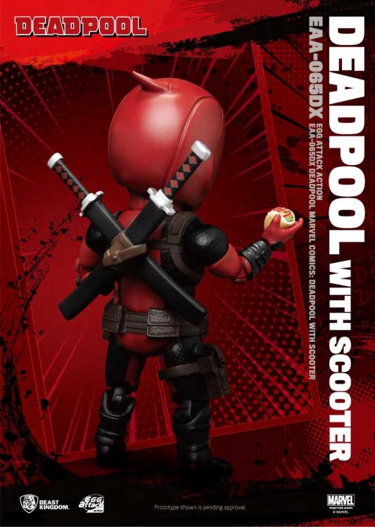 Marvel Egg Attack Action EAA-065DX Deadpool With Scooter PX Previews Exclusive Gallery Image 8