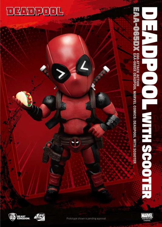 Marvel Egg Attack Action EAA-065DX Deadpool With Scooter PX Previews Exclusive Gallery Image 6