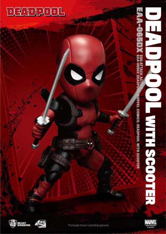 Marvel Egg Attack Action EAA-065DX Deadpool With Scooter PX Previews Exclusive Gallery Image 9