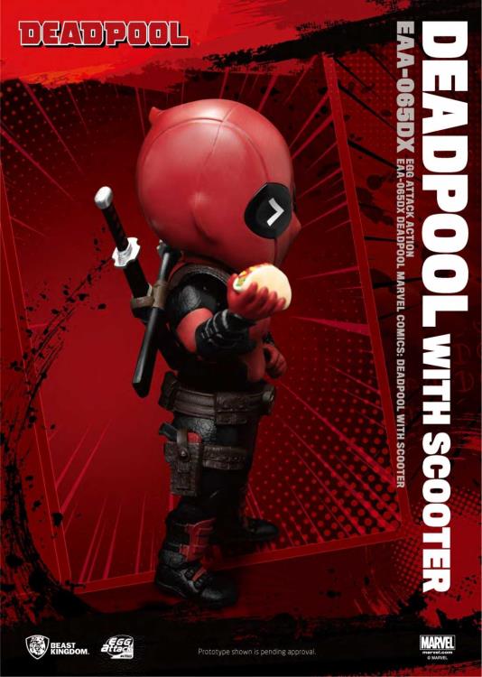 Marvel Egg Attack Action EAA-065DX Deadpool With Scooter PX Previews Exclusive Gallery Image 7