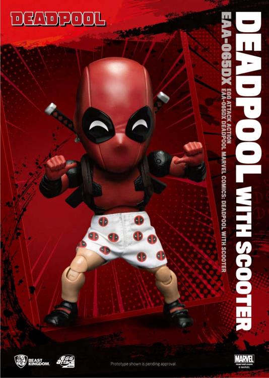 Marvel Egg Attack Action EAA-065DX Deadpool With Scooter PX Previews Exclusive Gallery Image 10