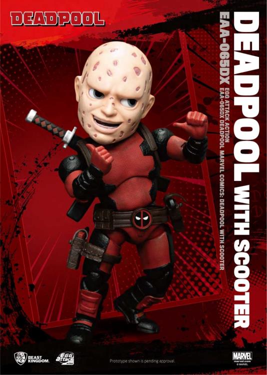 Marvel Egg Attack Action EAA-065DX Deadpool With Scooter PX Previews Exclusive Gallery Image 11
