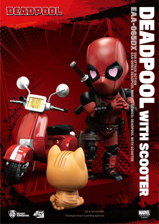 Marvel Egg Attack Action EAA-065DX Deadpool With Scooter PX Previews Exclusive Gallery Image 5