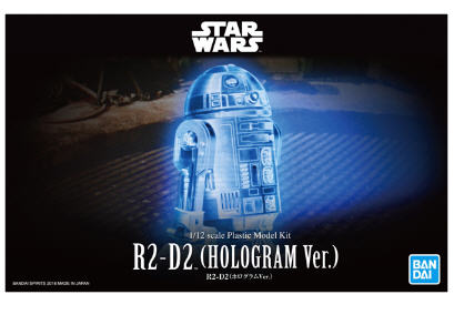 Star Wars R2-D2 (Hologram Ver.) 1/12 Scale Model Kit Gallery Image 6