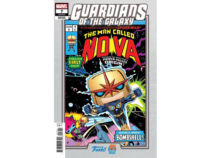 Guardians of the Galaxy #7 The Man Called Nova (Mike Martin Funko Variant Cover) Comic Book Gallery Image 1