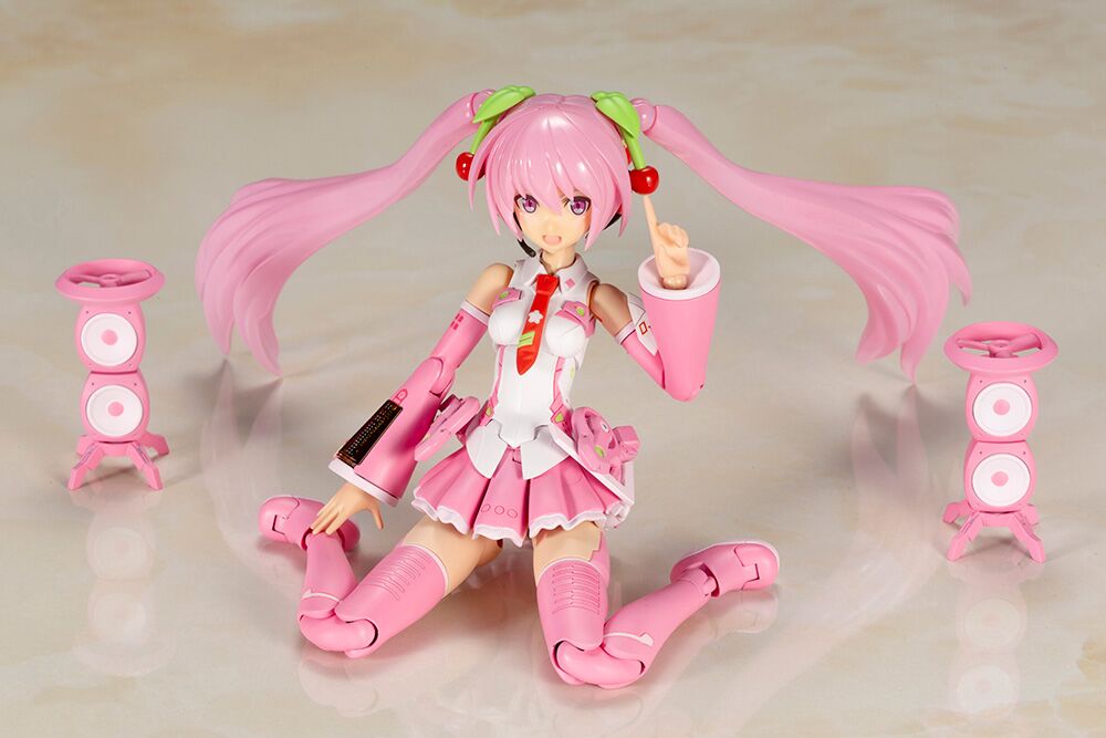 Frame Music Girl Sakura Miku Model Kit Gallery Image 8