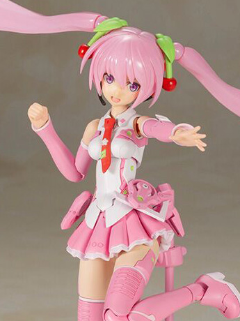Frame Music Girl Sakura Miku Model Kit Gallery Image 2