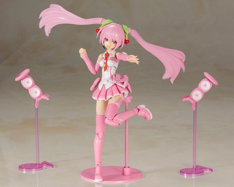 Frame Music Girl Sakura Miku Model Kit Gallery Image 9