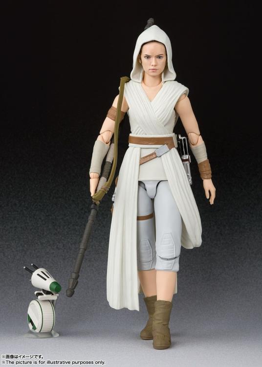Star Wars S.H.Figuarts Rey & D-O (The Rise of Skywalker) Action Figure Gallery Image 3