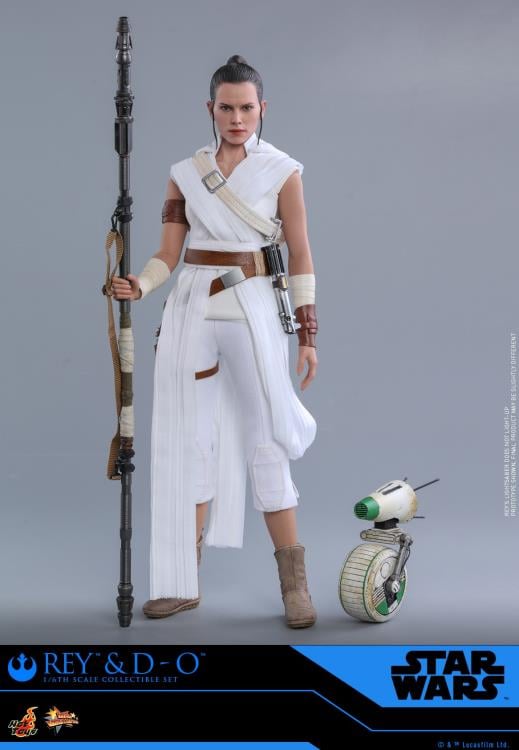 Star Wars: The Rise of Skywalker MMS559 Rey & D-O 1/6 Scale Collectible Figure Two-Pack Gallery Image 4