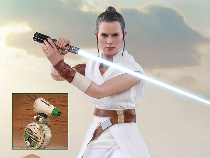 Star Wars: The Rise of Skywalker MMS559 Rey & D-O 1/6 Scale Collectible Figure Two-Pack Gallery Image 1