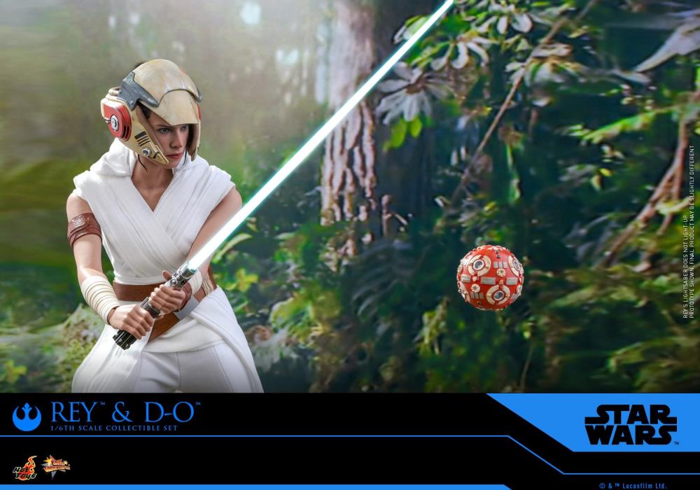 Star Wars: The Rise of Skywalker MMS559 Rey & D-O 1/6 Scale Collectible Figure Two-Pack Gallery Image 8