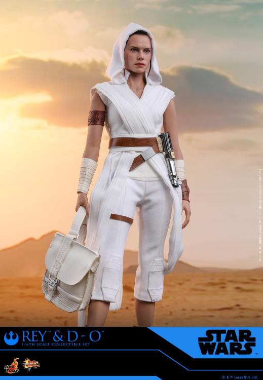 Star Wars: The Rise of Skywalker MMS559 Rey & D-O 1/6 Scale Collectible Figure Two-Pack Gallery Image 6