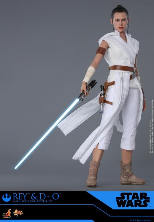 Star Wars: The Rise of Skywalker MMS559 Rey & D-O 1/6 Scale Collectible Figure Two-Pack Gallery Image 3