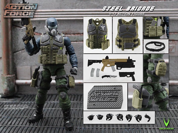 Action Force Steel Brigade 1/12 Scale Figure Gallery Image 1