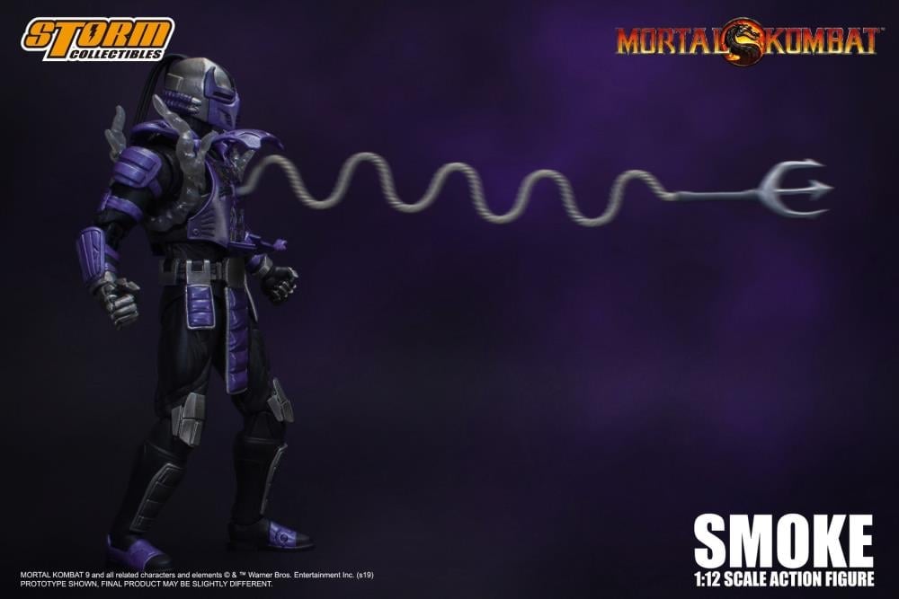 Mortal Kombat VS Series Cyber Ninja Smoke 1/12 Scale NYCC 2019 Exclusive Figure Gallery Image 8