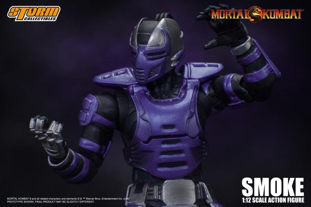 Mortal Kombat VS Series Cyber Ninja Smoke 1/12 Scale NYCC 2019 Exclusive Figure Gallery Image 10