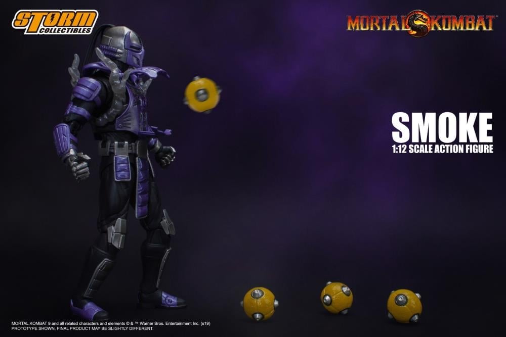 Mortal Kombat VS Series Cyber Ninja Smoke 1/12 Scale NYCC 2019
