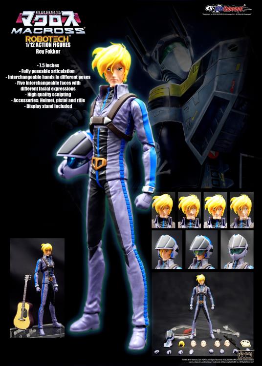 Macross Roy Fokker 1/12 Scale Figure (With Bonus) Gallery Image 3