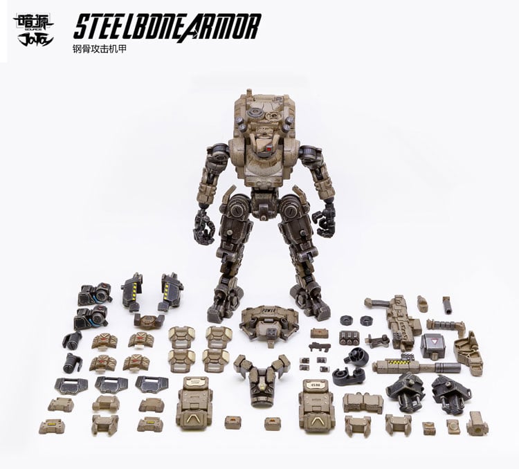Dark Source Steelbone Armor (Sand) With Pilot 1/24 Scale Figure Set Gallery Image 18